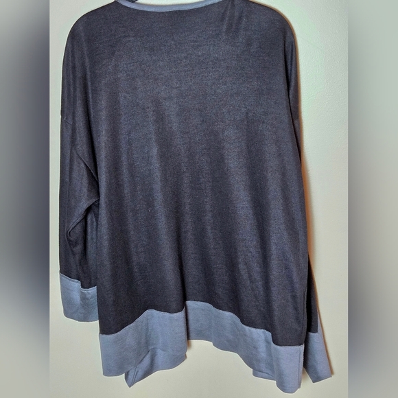 Natori Open Cascade Elevated Basic Cardigan Sweater, Large - Picture 2 of 3